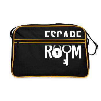Escape Room Adventure Escape Game - Retro Bag - black/gold - Front