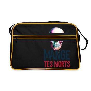 MAnge Tes morts Print Fr - Sac Retro - noir/or - Devant