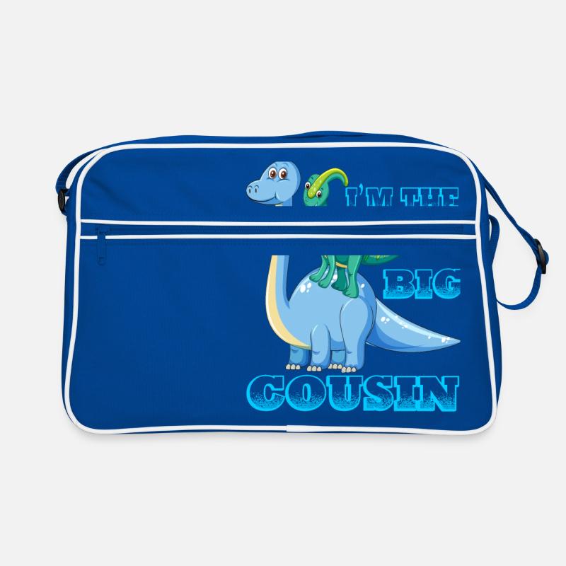 Ich bin das große Cousin-Geschenk Retro Tasche