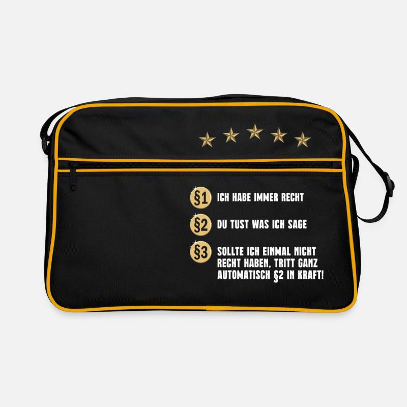 Hafenschiffer Paragraph Retro Tasche