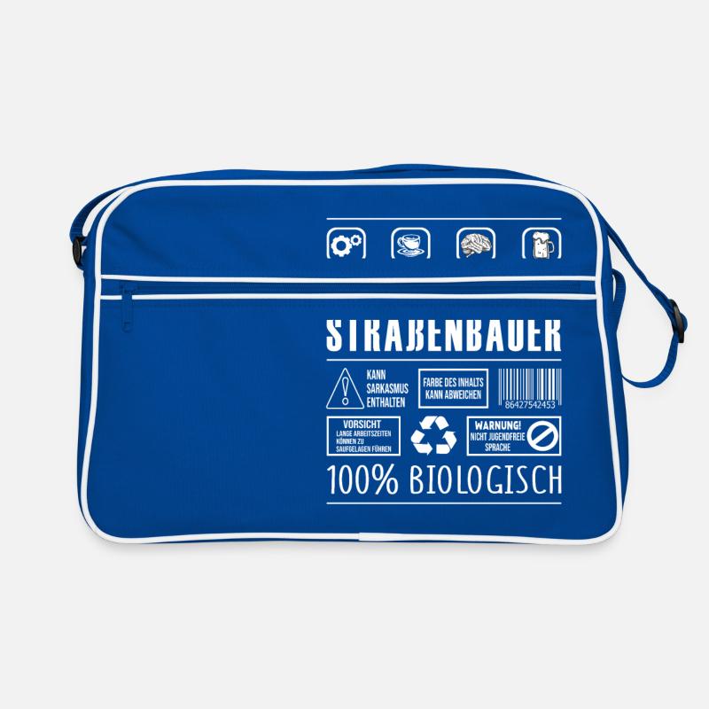 Straßenbauer Retro Tasche