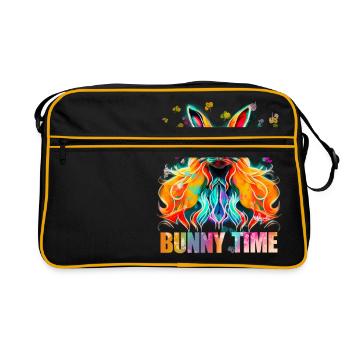 BunnyTime Hair Art - Retro Bag - black/gold - Front