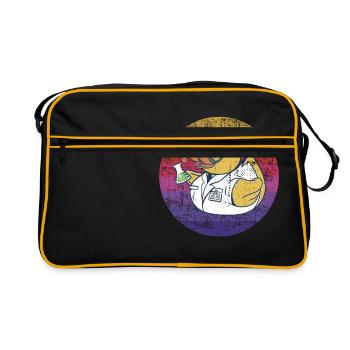 Bain Canard Scientifique Rétro - Sac Retro - noir/or - Devant