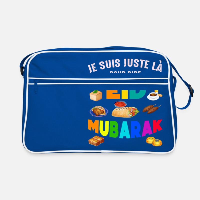 Ich möchte nur Eid Mubarak sehen Retro Tasche