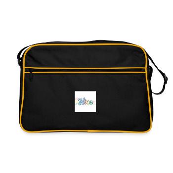 The real Nice souvenir - Retro Bag - black/gold - Front