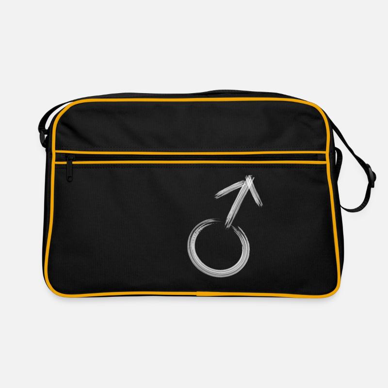 Mann Maenner Symbol Retro Tasche