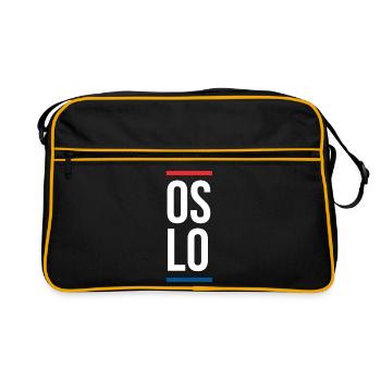 Oslo City Design - Sac Retro - noir/or - Devant