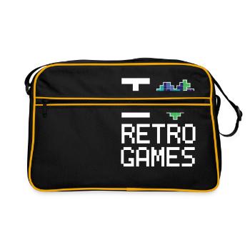 Retro Game Love - Retro Bag - black/gold - Front