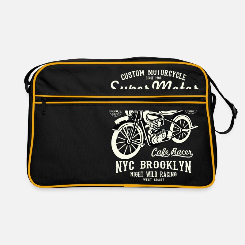 Super Motor Motorrad Retro Tasche