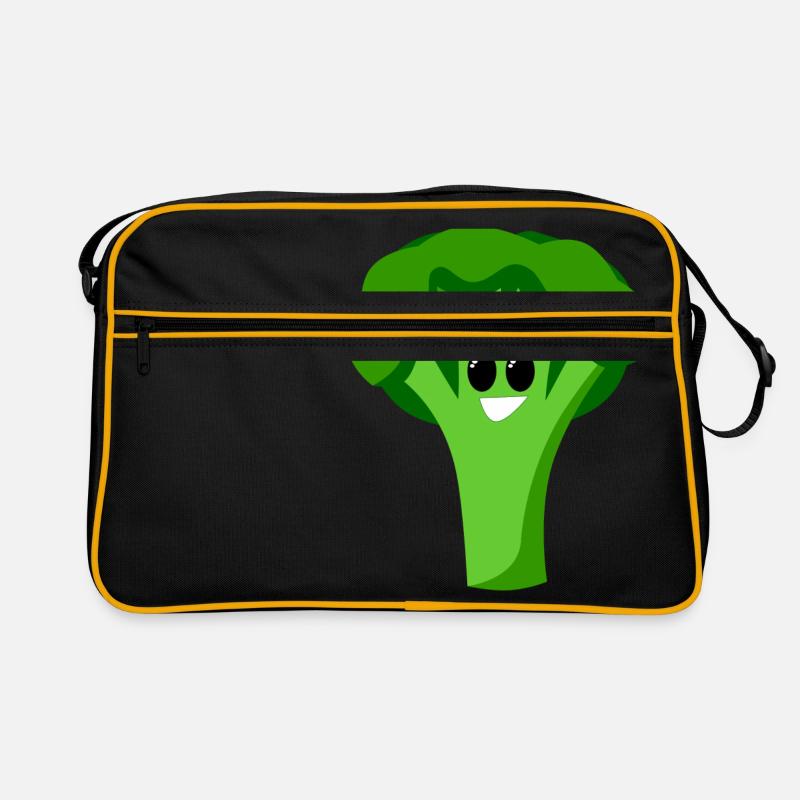 broccoli broccoli veggie gemuese vegetables11 Retro Bag