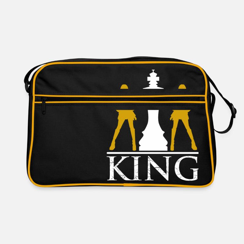 roi d'échecs Sac Retro