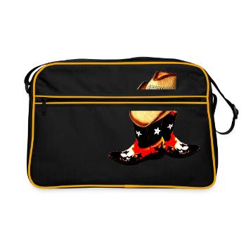 country - Retro Bag - black/gold - Front
