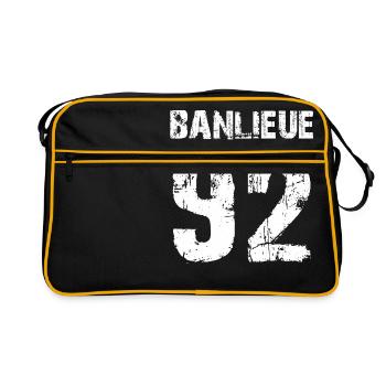banlieue 92 - Sac Retro - noir/or - Devant