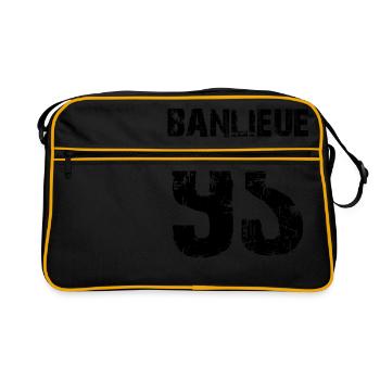 banlieue 95 - Retro Bag - black/gold - Front