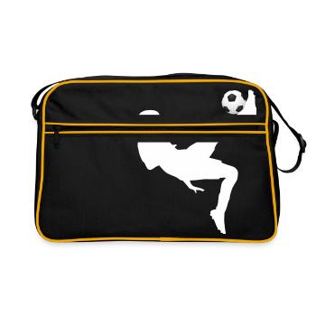 Retrait en arrière - Sac Retro - noir/or - Devant