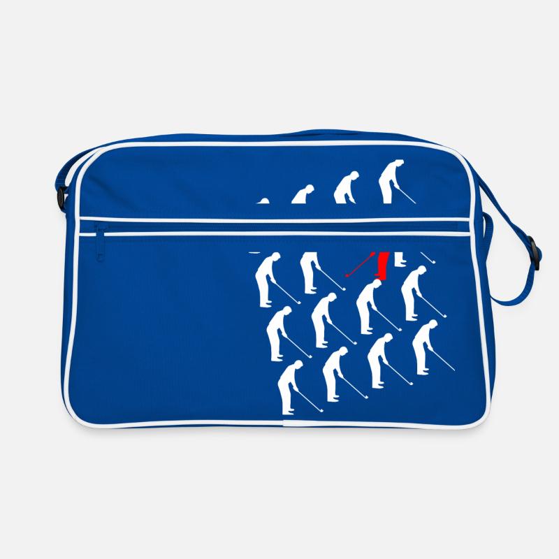 Golf Geschenk Golfschwung Golfplatz sei anders Retro Tasche