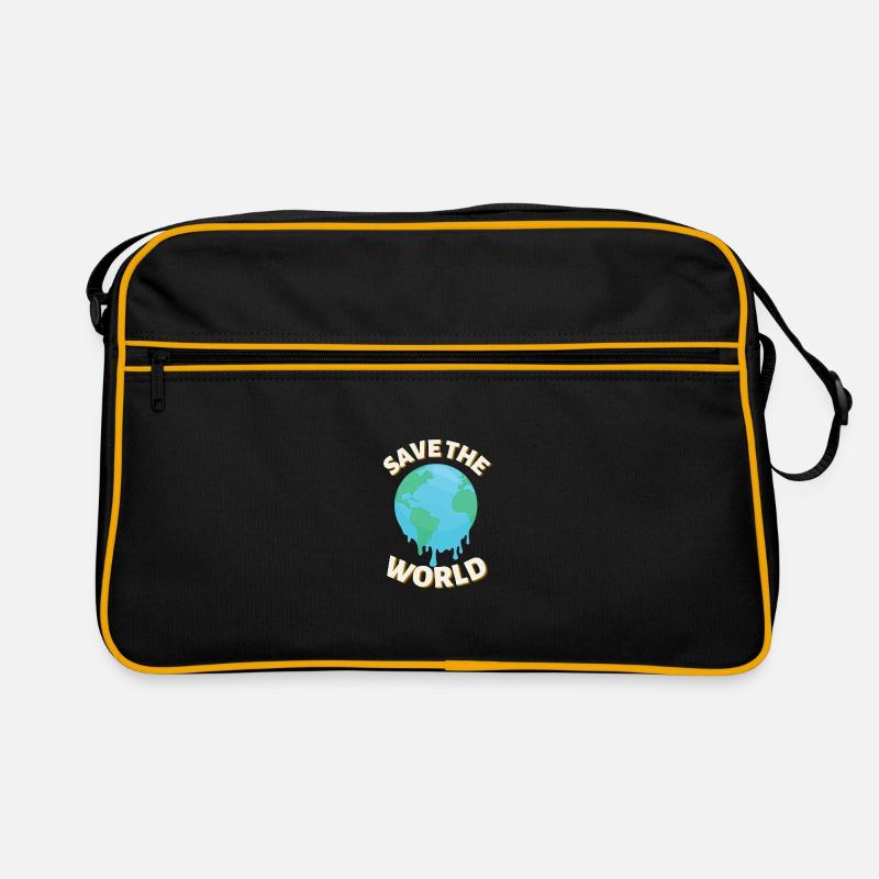Sauvez le monde Sac Retro