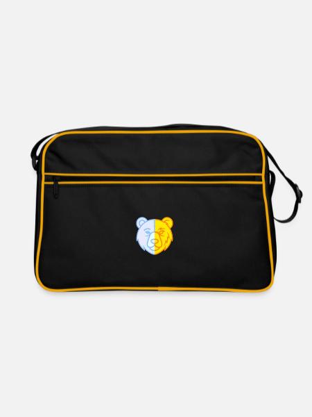 BipolBear - Retro Tasche - Schwarz/Gold