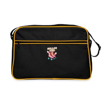 Roller Girl Roller Skates Roller Skates Roller Skate - Sac Retro - noir/or - Devant