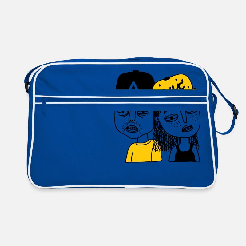 Junge und Mädchen Retro Tasche