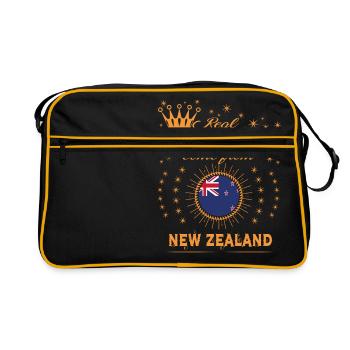 love princesses come from NEW ZEALAND - Sac Retro - noir/or - Devant
