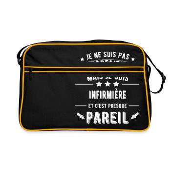 infirmie re - Sac Retro - noir/or - Devant