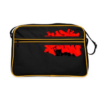 Graffiti SAD - Sac Retro - noir/or - Devant