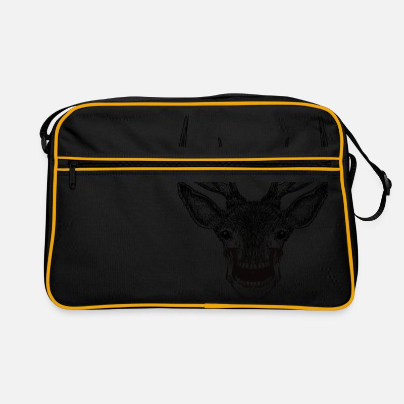 Deer Skull Retro Tasche