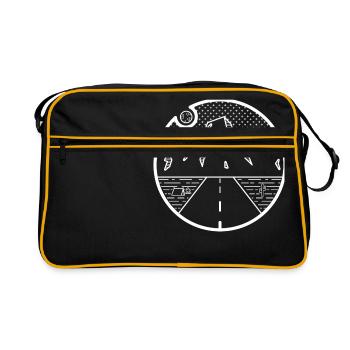 Highway Travels - Retro Bag - black/gold - Front