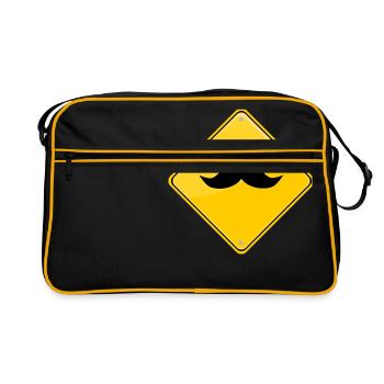 moustache - Sac Retro - noir/or - Devant