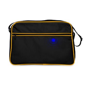 Airy Disc Blue - Retro Bag - black/gold - Front