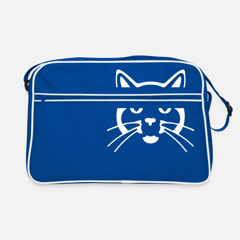White Cat Minimalist Retro Bag