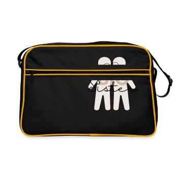 Big sister - Big sister - Retro Bag - black/gold - Front
