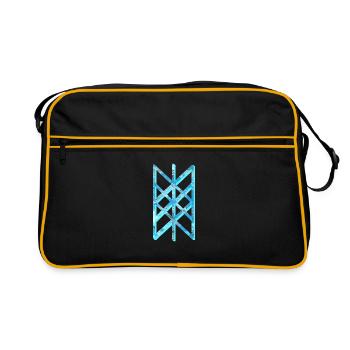 netz der wyrd e 78 - Retro Bag - black/gold - Front