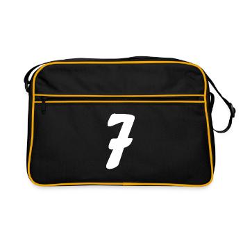 7 - Retro Bag - black/gold - Front
