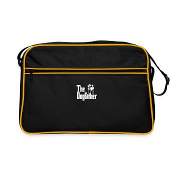 Chien Chien Chien Papa Chien Père Le ChienFather - Sac Retro - noir/or - Devant