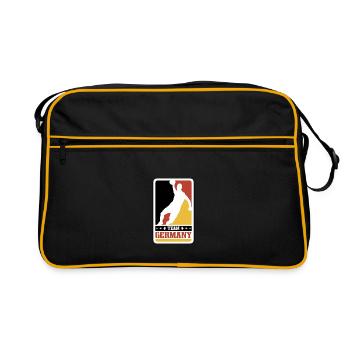 Handball - Équipe d'Allemagne - Sac Retro - noir/or - Devant