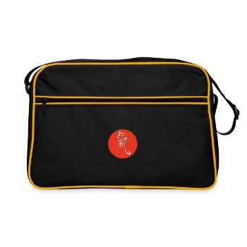 red chi - Retro Bag - black/gold - Front