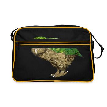 Kakapo - Retro Bag - black/gold - Front