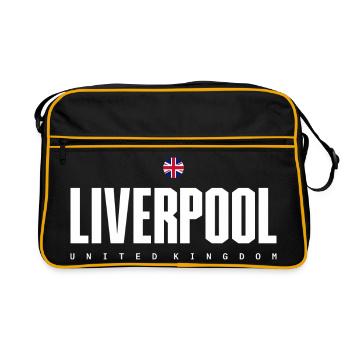 Liverpool Bold Block Text - Retro Bag - black/gold - Front