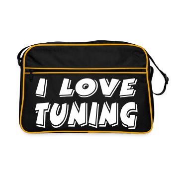 tuning - Retro Bag - black/gold - Front