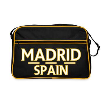 Madrid – Espagne - Sac Retro - noir/or - Devant