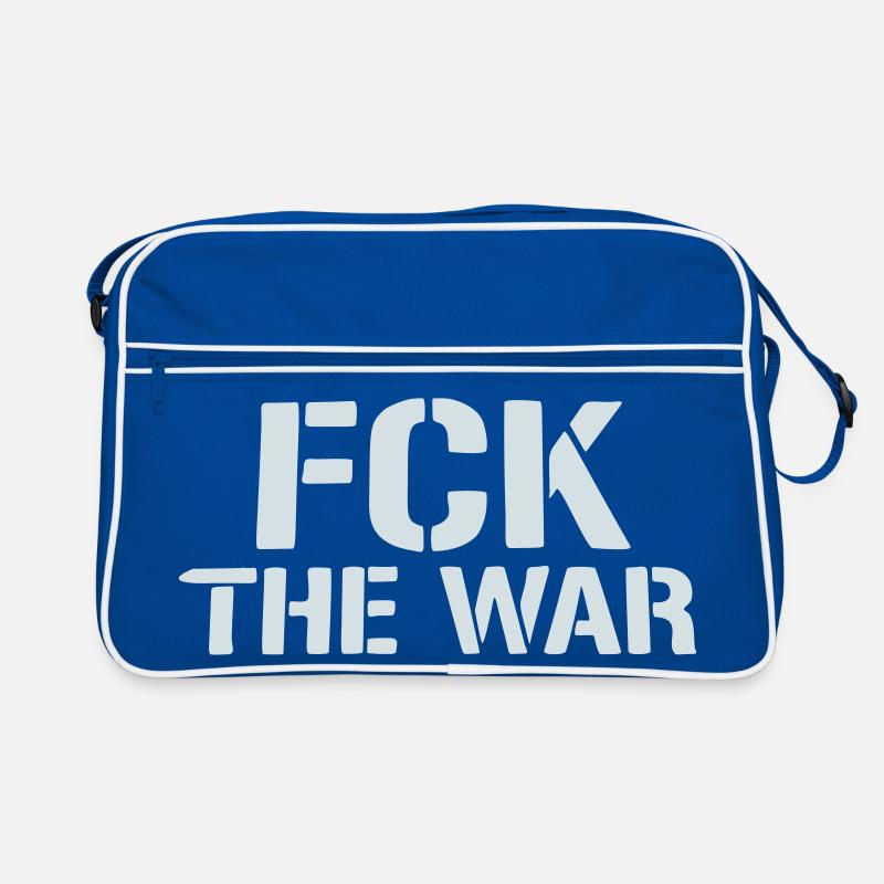 Peaceful Protest Stencil Retro Bag