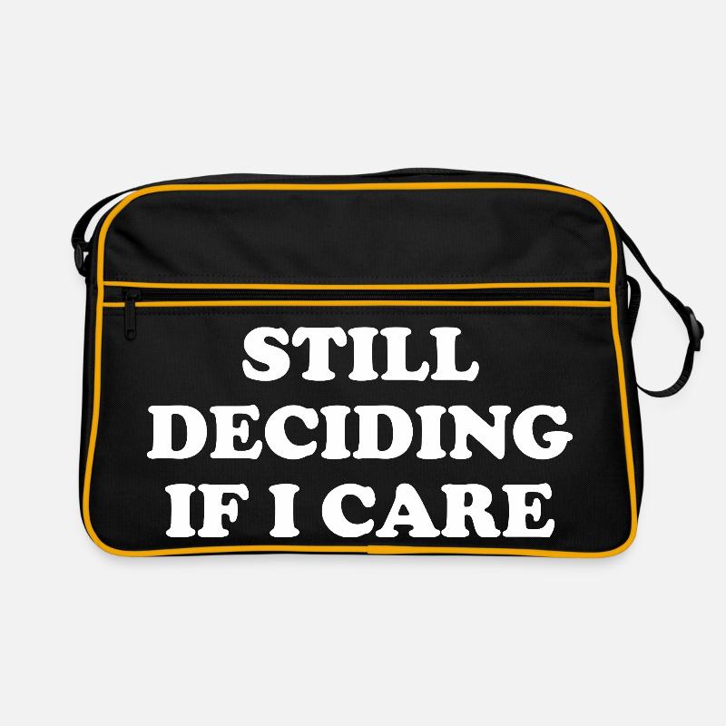 Still Deciding If I Care Retro Tasche