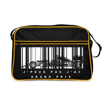 J’ai Grand Prix – Silhouette Auto Noire - Sac Retro - noir/or - Devant