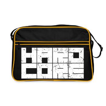 Hardcore - Retro Bag - black/gold - Front