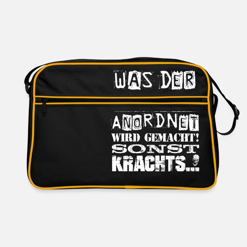 Beruf - Was der Lotse anordnet, wird gemacht Retro Tasche