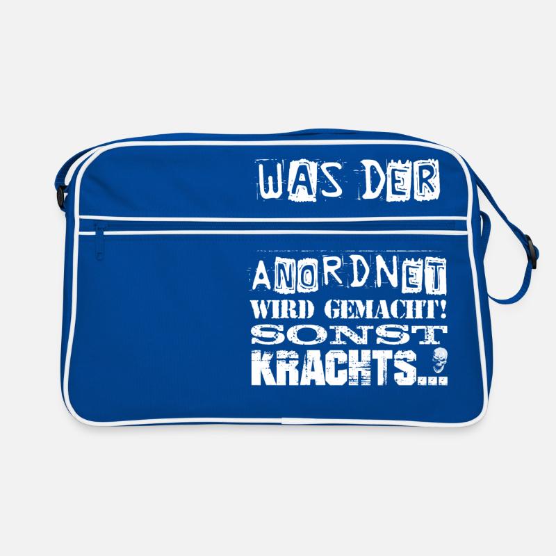 Beruf - Was der Pharmakant anordnet, wird gemacht Retro Tasche