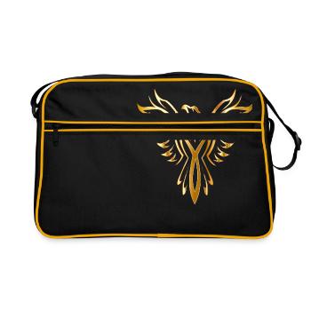 Comment Phoenix sort de la cendre or golden fenix - Sac Retro - noir/or - Devant