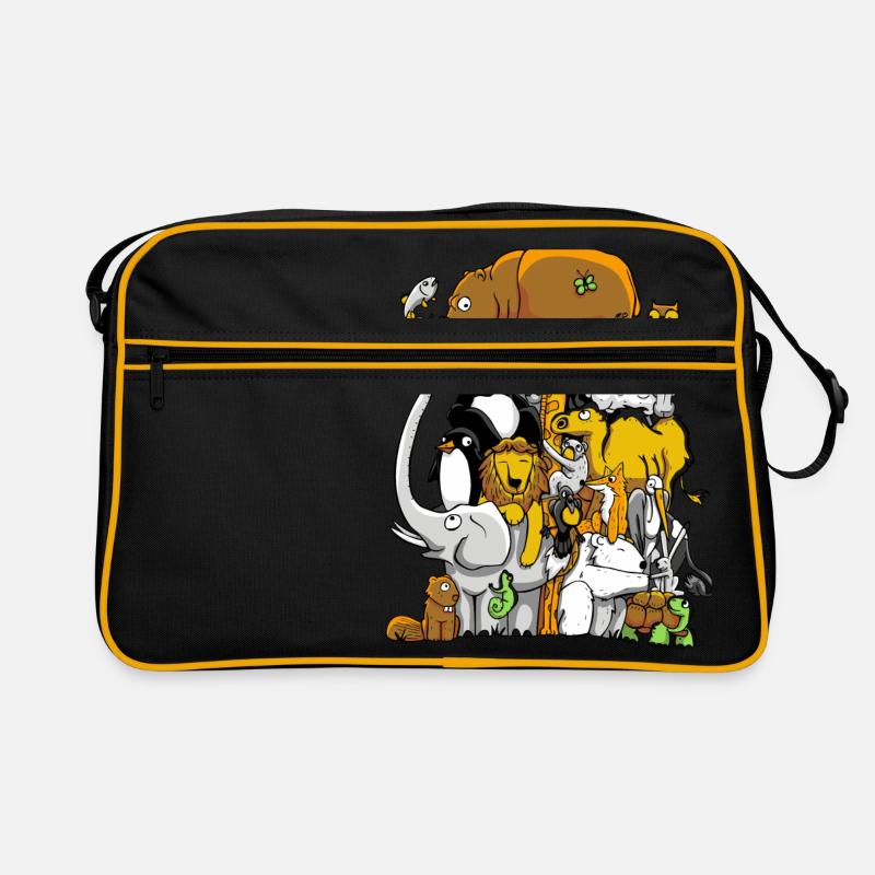 Wildes Leben Retro Tasche